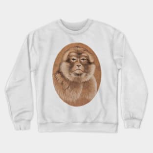 Barbary Macaque Crewneck Sweatshirt